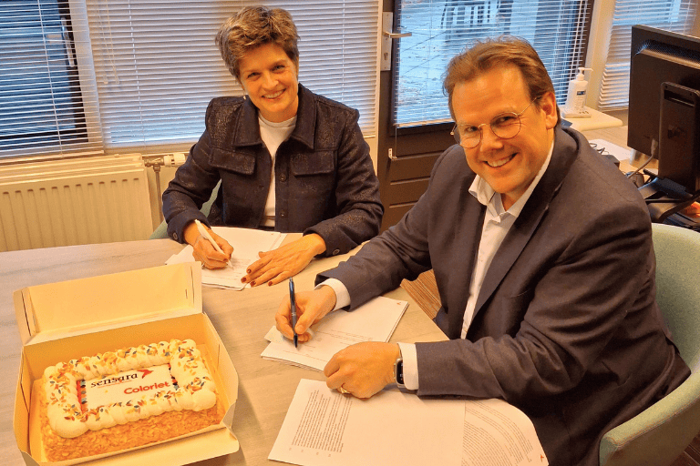 Samenwerking coloriet en sensara